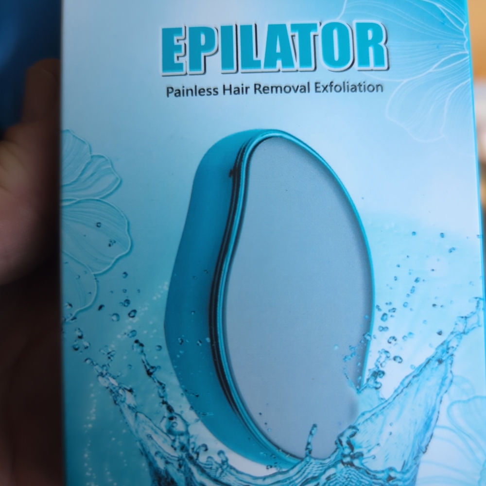 Blue Epilator Painless Hair Removal Exfoliation